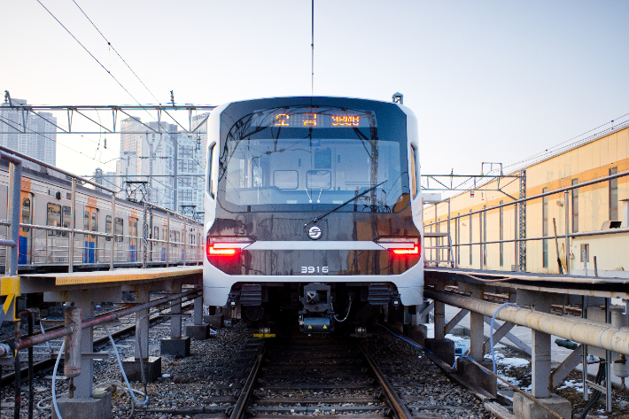 3호선에 투입될 새 전동차. 서울교통공사 제공 