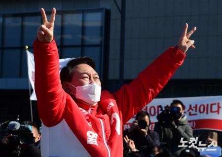 대구 유세 나선 윤석열 후보