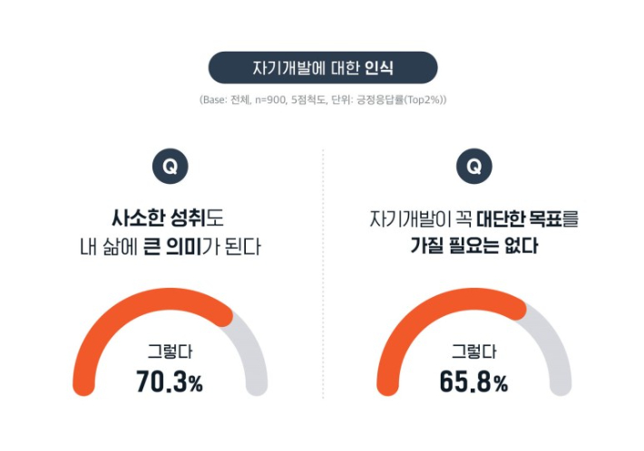 MZ세대의 여가 생활과 자기개발 트렌드 인포그래픽. 대학내일 20대 연구소 캡처
