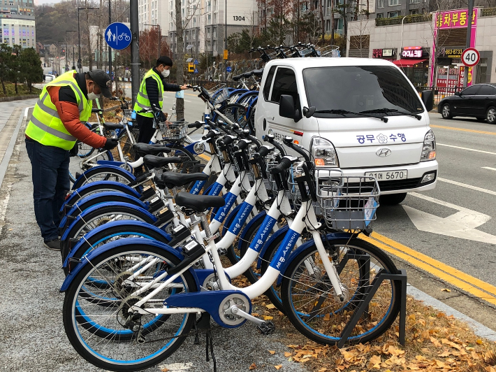 세종시 공영자전거 어울링. 세종시 제공