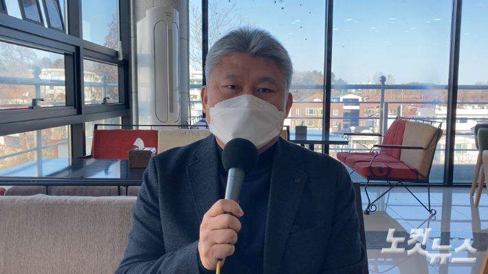 간성감리교회 차준만 담임목사. 최진성아나운서