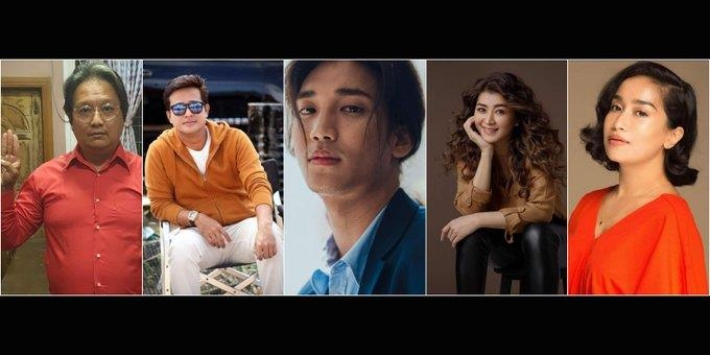 군부가 사면 및 석방한 미얀마 예술계 유명인사들. 연합뉴스