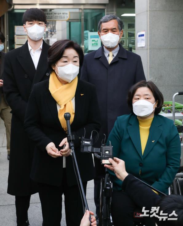 사전투표 마친 심상정 후보