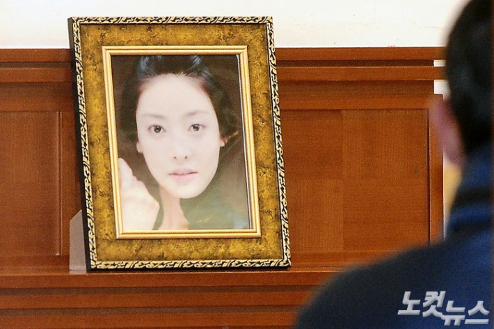 2009년 3월 7일 사망한 배우 고 장자연의 빈소. 노컷뉴스 자료사진