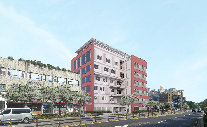  '강동 어울림장애인복지관' 외부 투시도. 강동구 제공 