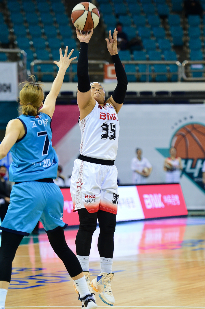 부산 BNK 김한별. WKBL 제공