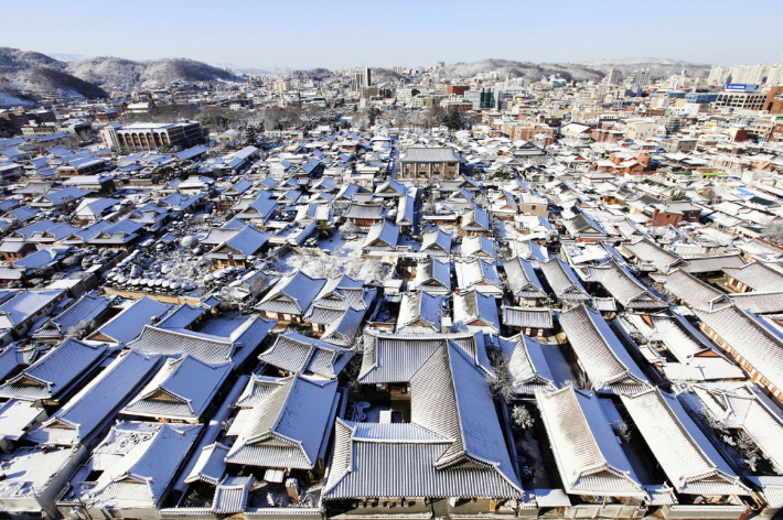 전주 한옥마을 전경. 전주시 제공