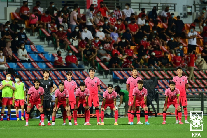 U-23 축구대표팀. 대한축구협회 제공