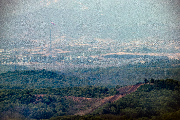 적막한 서부전선 DMZ. 연합뉴스