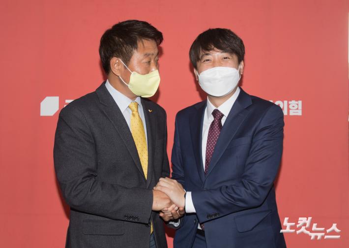 국민의힘 이준석 대표 정의당 여영국 대표 접견