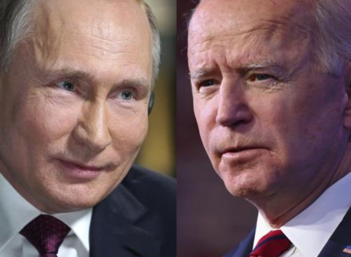 블라디미르 푸틴 러시아 대통령과 조 바이든 미국 대통령(오른쪽). 연합뉴스