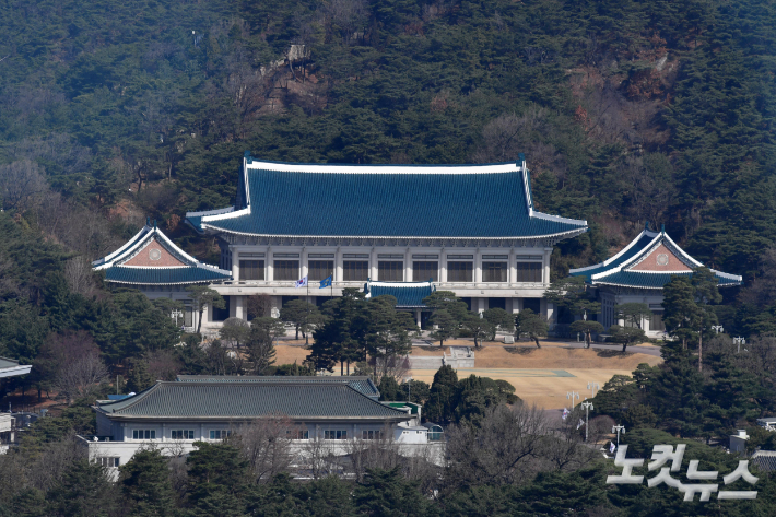 윤석열 대통령 당선인이 대통령실 용산 이전을 공식화했다. 사진은 21일 청와대 모습. 박종민 기자