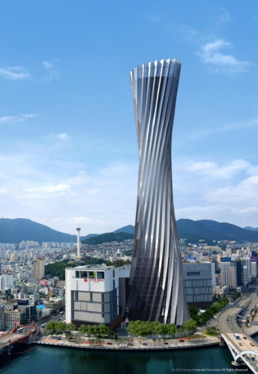 부산롯데타워 조감도. 롯데쇼핑 제공