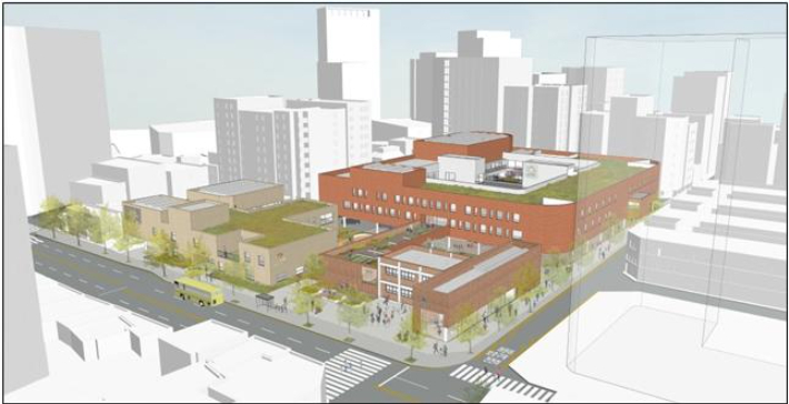 전포초 개축 조감도. 부산시교육청 제공