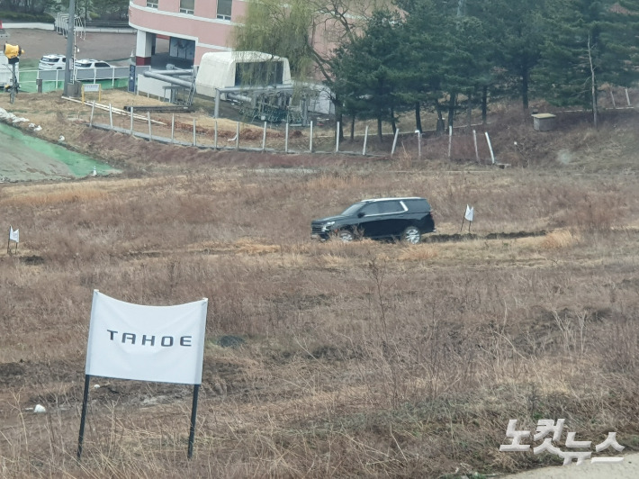 쉐보레 초대형 SUV 타호. 김승모 기자 