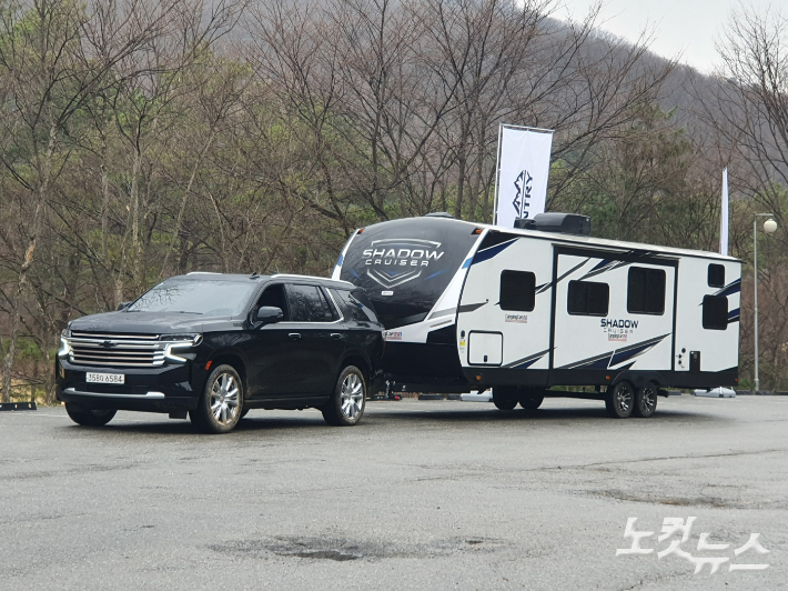 쉐보레 초대형 SUV 타호. 김승모 기자 