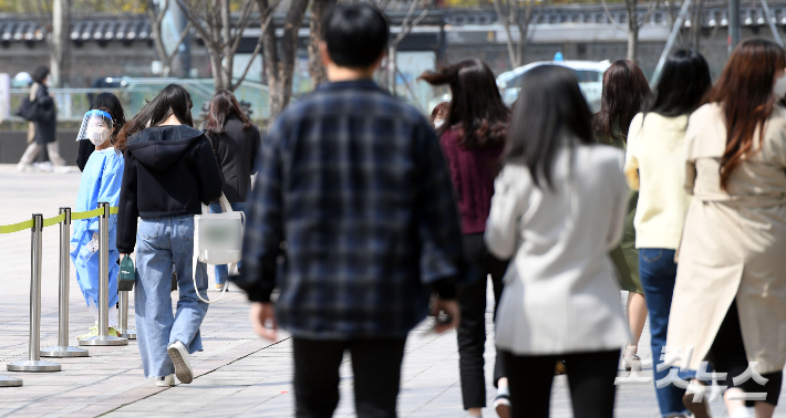 주춤하던 광주 신규 확진자 다시 증가세. 황진환 기자