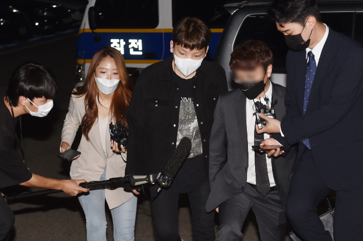 무면허 운전·경찰관 폭행 등 혐의로 입건된 국민의힘 장제원 의원 아들인 노엘(장용준). 연합뉴스