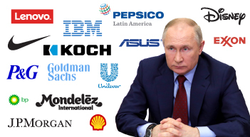 美 민간기업, 러시아내 압박… "사업 철수·중단하겠다"[그래픽뉴스]