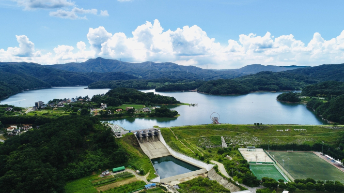 진천 백곡저수지.  농어촌공사 충북본부 제공