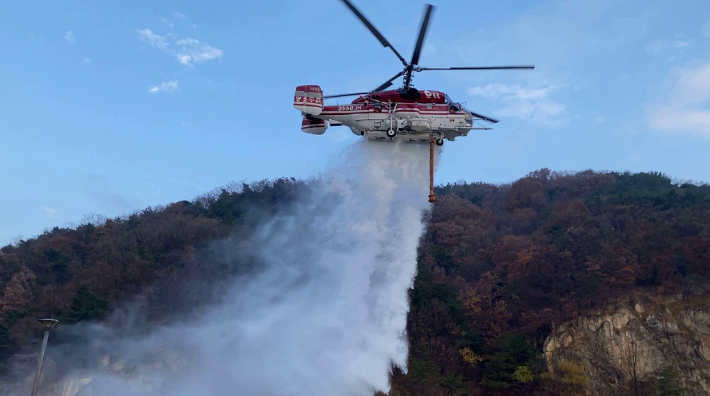 산불 진화용 헬기.대구시 제공