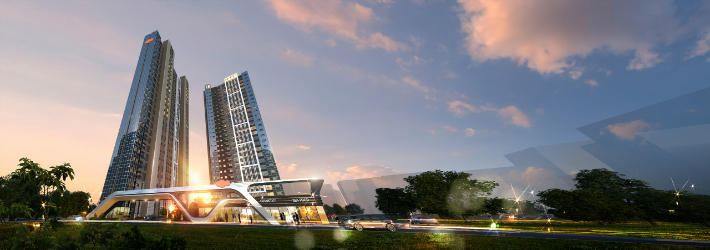 서울 면목동 194번지 일대 가로주택정비사업 투시도. DL건설 제공