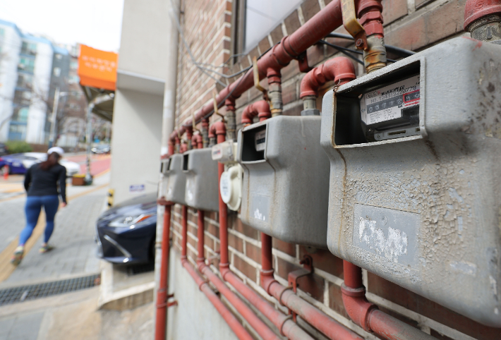 주택용 가스검침기. 연합뉴스 제공