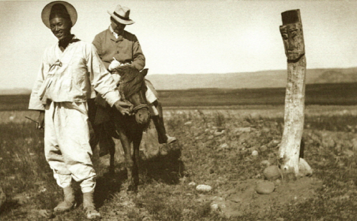 조선 개항 이후인 1906년 독일인 헤르만 산더(Hermann Sander)가 조선을 여행하며 함경북도 성진에서 길주로 가는 길에 촬영한 사진. 국사편찬위원회 제공