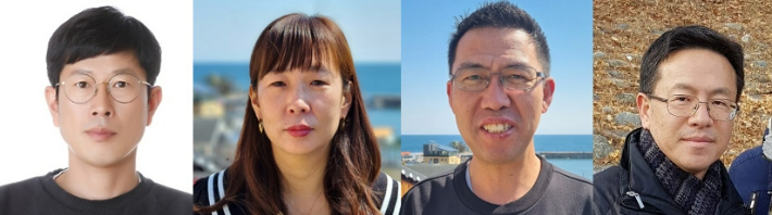 포스코청암재단은 19일 바다에 추락한 차량에서 4명을 구한 시민 이광원(42·왼쪽부터), 김정수(45), 정백교(45)씨와 바다에서 익사 위기에 놓인 어린아이를 구조한 강동엽(58)씨를 포스코히어로즈로 선정했다. 포스코 제공