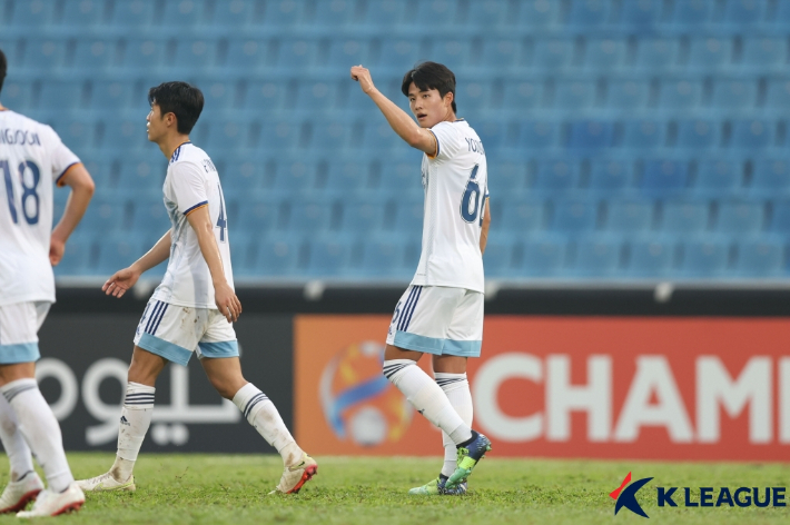 울산 현대의 5번째 골을 넣은 설영우. 한국프로축구연맹 제공