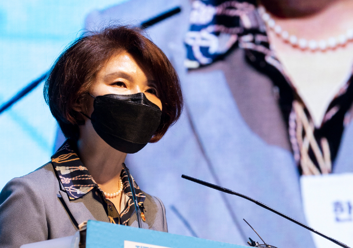 한정애 환경부 장관. 환경부 제공