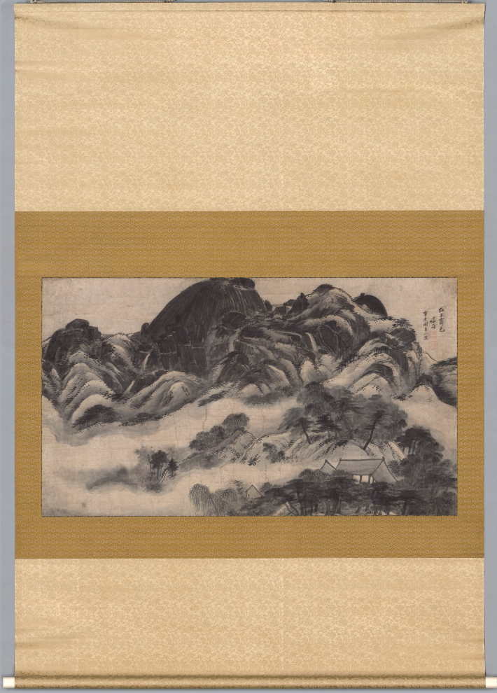 인왕제색도 (국보) / 정선(1676-1759) / 조선 1751년 / 종이에 먹, 79.2×138.0cm / 국립중앙박물관 