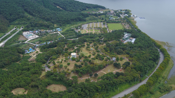 장성호 관광지. 전라남도 제공