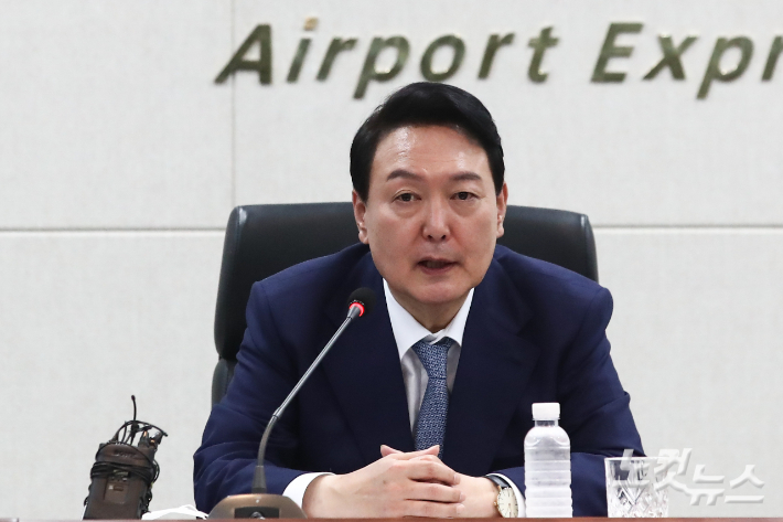 윤석열 대통령 당선인. 인수위사진기자단