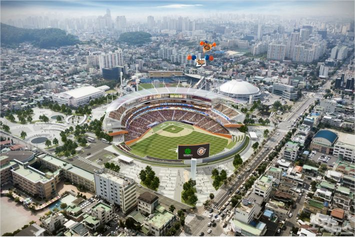 베이스볼 드림파크 조감도. 대전시 제공