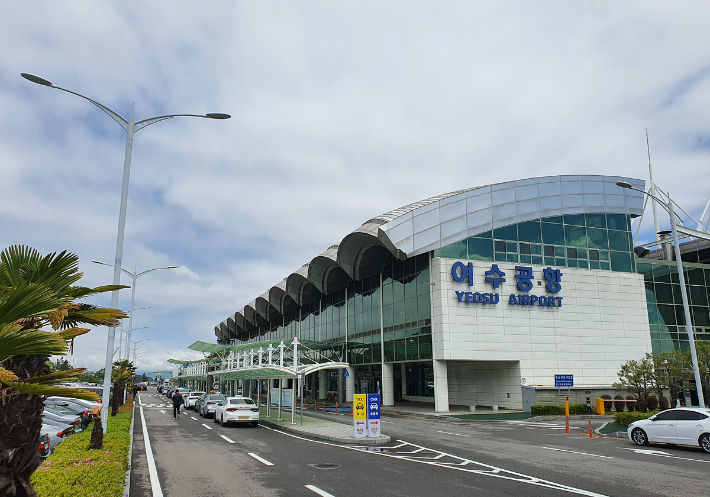 여수공항 전경. 여수시 제공