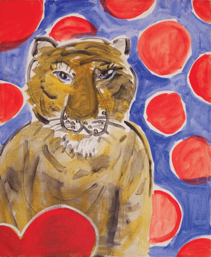 호랑이 1 Tiger 1, 2002, 캔버스에 아크릴릭 Acrylic on canvas, 116.84x96.52cm