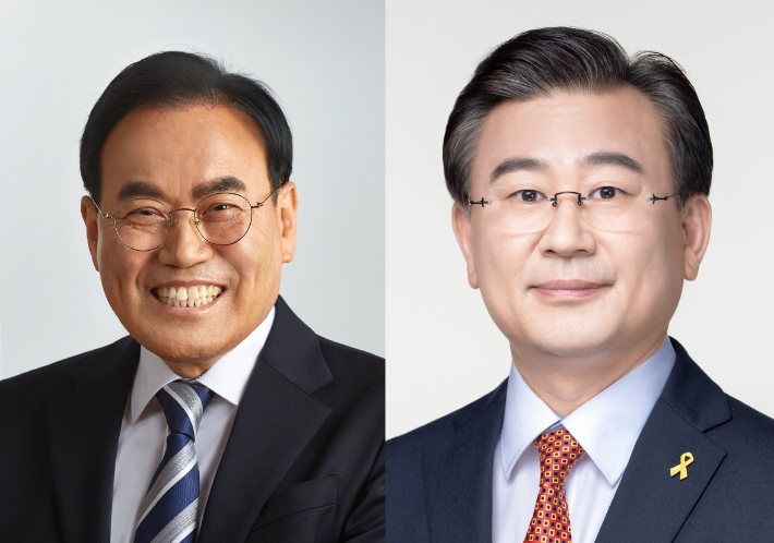 전북교육감 서거석(왼쪽), 천호성 후보. 중앙선거관리위원회 제공