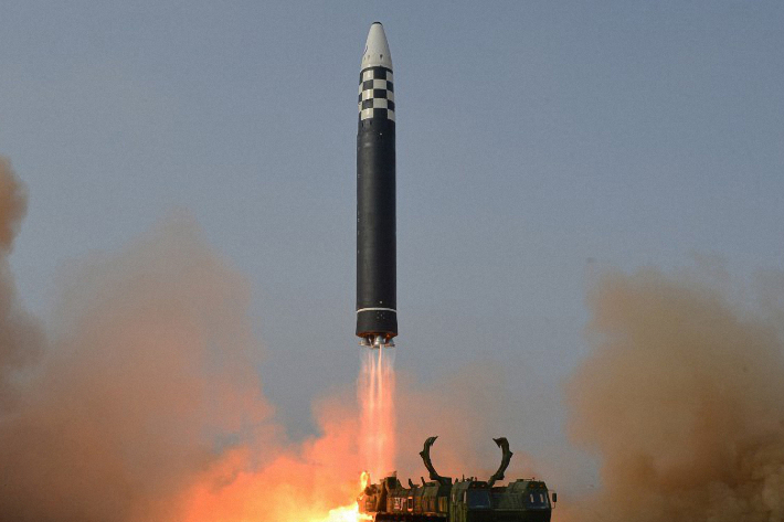 북한, '신형ICBM 화성-17형' 시험발사. 연합뉴스