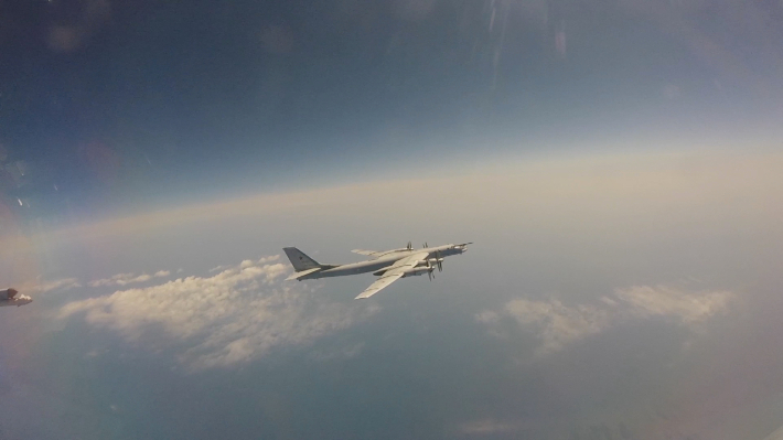 카디즈 침범한 러시아 전략 폭격기 Tu-95. 연합뉴스