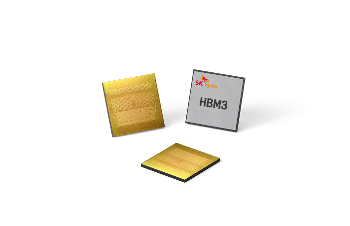 SK하이닉스가 세계 최초로 양산하는 HBM3. SK하이닉스 제공.