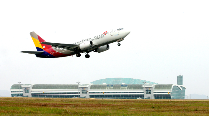 무안국제공항 전경. 전라남도 제공
