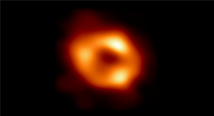 궁수자리A* 초대질량블랙홀 이미지. EHT 제공