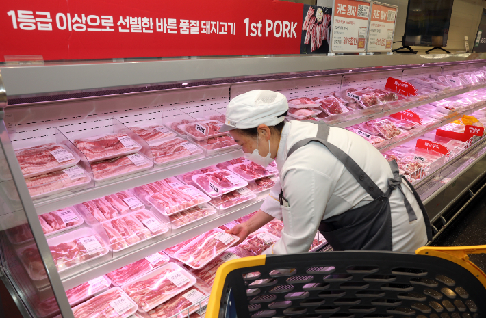 이마트 축산매장. 이마트 제공 