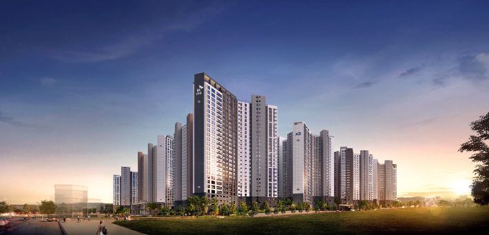 청주 SK뷰 자이 투시도.   THE PR 제공