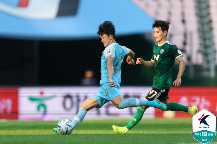 대구FC-전북 현대 경기 모습. 한국프로축구연맹 제공