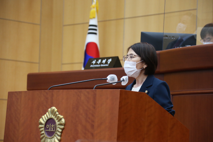 전북도의회 국주영은 의원이 27일 더불어민주당 의원총회에서 제12대 의회 전반기 의장 후보로 선출됐다. 자료사진