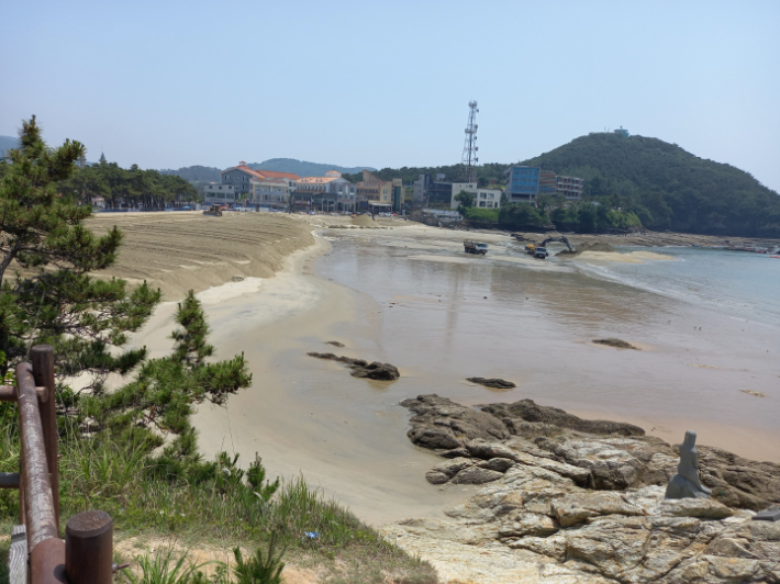 적벽강 노을길. 