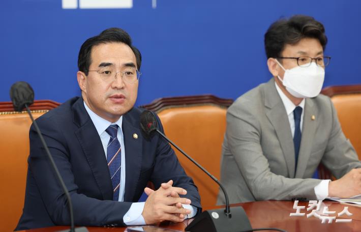 박홍근 원내대표, 의장단 선출 본회의 7월4일로 연기