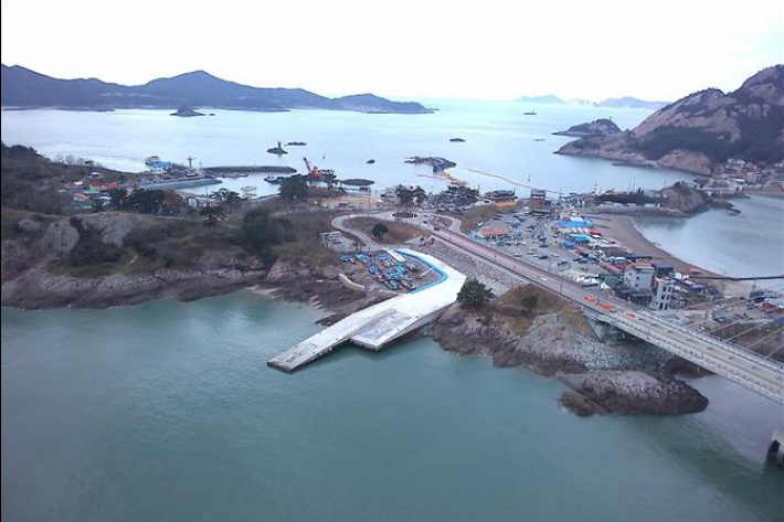 군산 장자도 차도선 선착장. 군산시 제공